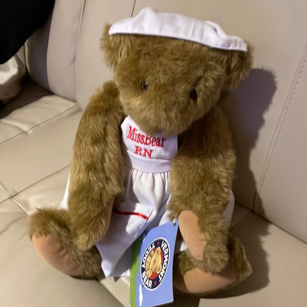 Vermont Teddy Bear Miss Bear RN